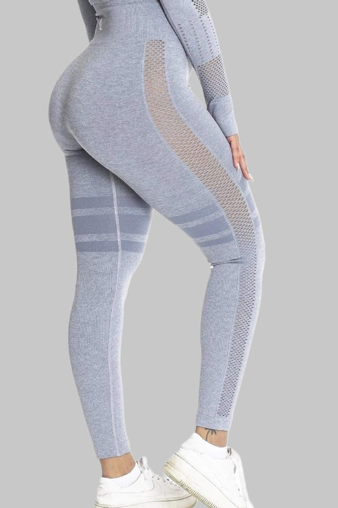 Seamless Sporty Chic Tights närbild på sömlös konstruktion